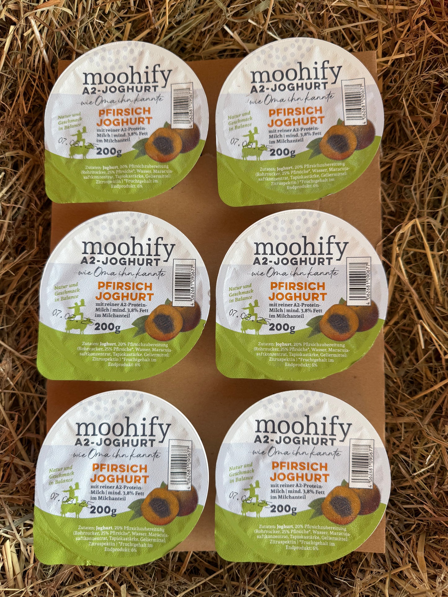 A2 Fruchtjoghurt Pfirsich 6er Steige