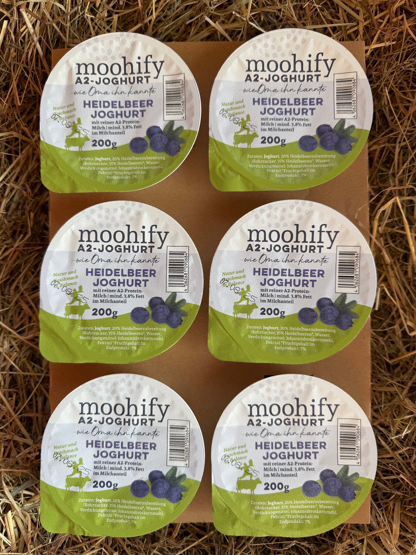 A2 Fruchtjoghurt Heidelbeer 6er Steige