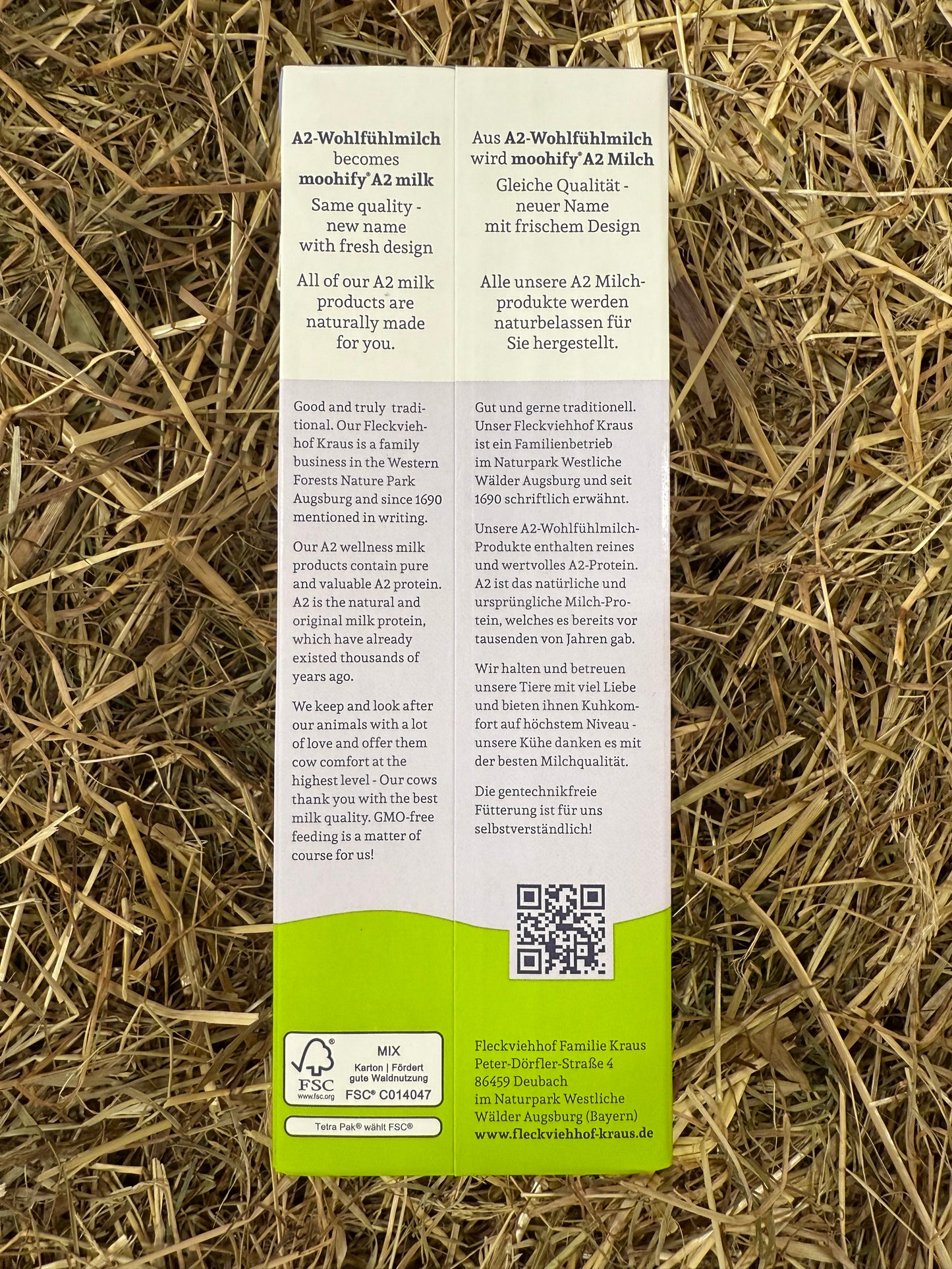 Moohify A2-Milch 12er Karton